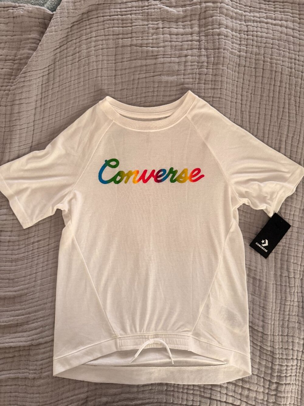 NWT Converse Drawstring Top - Size XL (13-15 Years)